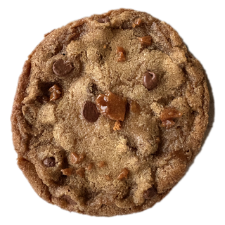 Gluten-free brown butter chocolate chip toffee cookie